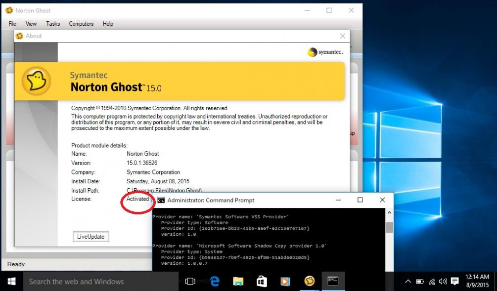 download norton ghost bootable usb